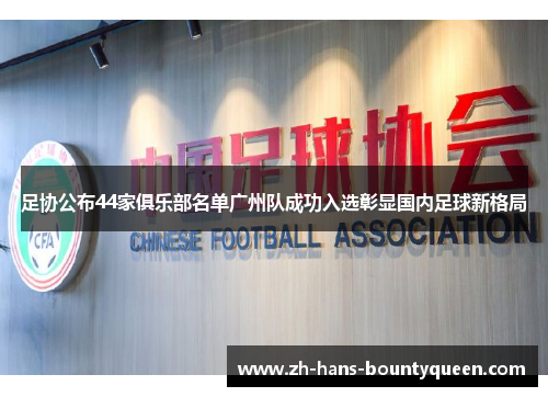足协公布44家俱乐部名单广州队成功入选彰显国内足球新格局